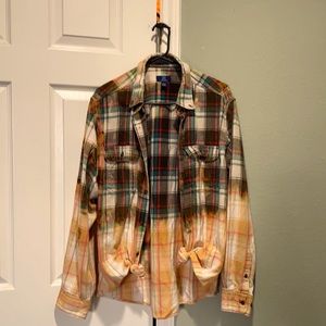 Distressed flannel